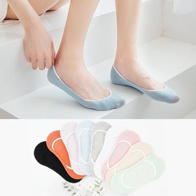 Ultra Low Cut Liner Socks Women No Show Non Slip Hidden Invisible for Flats Boat Summer Cotton Socks