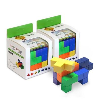 Cubo Mágico Cubo Magnético Soma Cubo 2 peças / Cartão de quebra-cabeça não incluído, quebra-cabeças populares coreanos