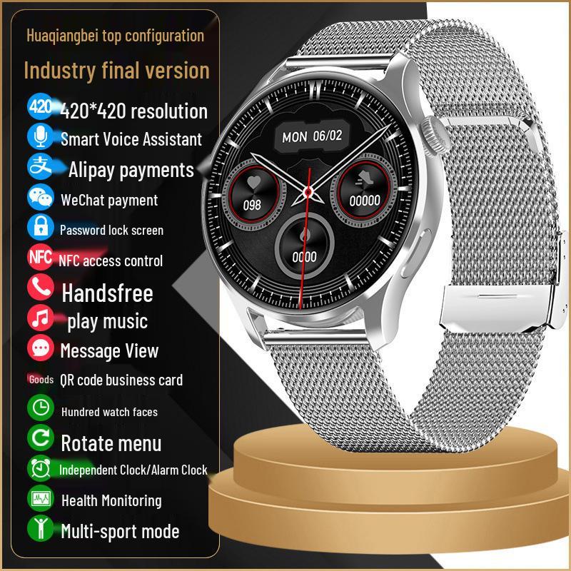 Watch4 Smartwatch: Call-Ready, New Vi/Vo Compatible, Bluetooth Multi-Function