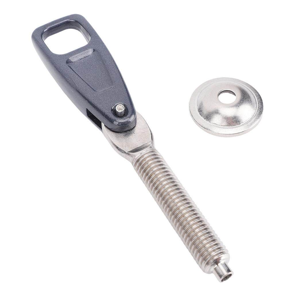 Transom Clamp Screw Handle Assembly 663 43118 01 4D Aluminum Alloy Stainless Steel Replacement for 40 Horsepower E40G