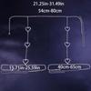 Stonefans Fashion Vintage Heart Thigh Chain Crystal Jewelry  Garter Personality Female Belt Belly Love Leg Chains for Women Body