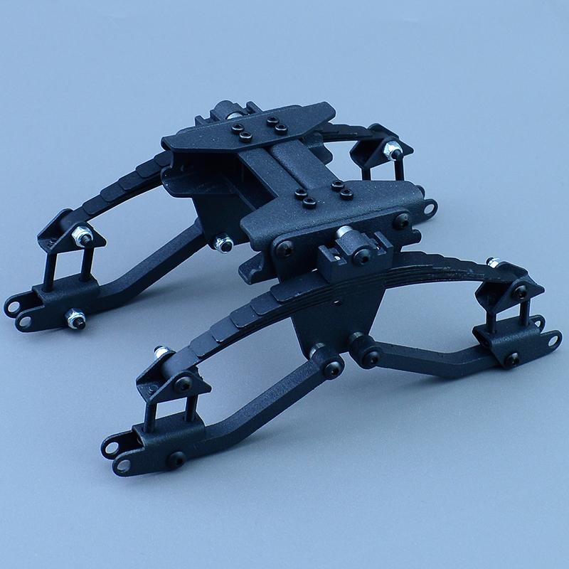 RC Truck Metal Rear Suspension Shock-absorbing Spring Kit for 1/14 Tamiya SCANIA 770S R620 VOLVO BENZ Arocs MAN TGX Car
