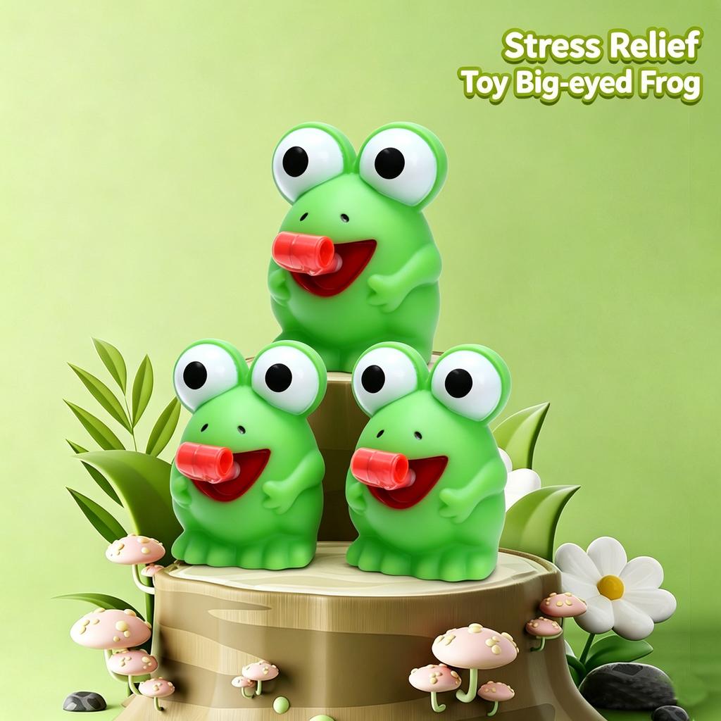 Children Creative Decompression Fidget Toys Pinch Frog Dinosaur Sticking Tongue Out Relieve Stress Toy Christmas Gifts For Kids