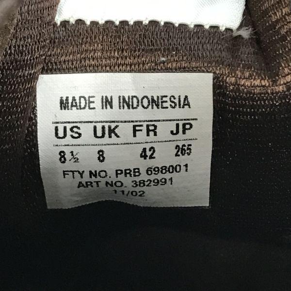 Adidas REKORD Leather Sneakers Brown Size 8.5 (26.5cm) Indonesia Made 00s Reissue Rare(USED)