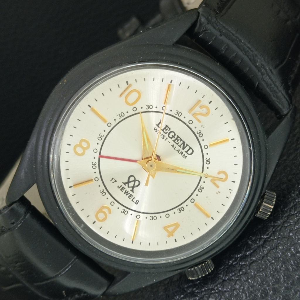 

VINTAGE LEGEND HAND-WINDING SWISS MENS REFURBISHED ALARM WATCH a707533-1