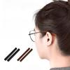 3Pairs 72mm Anti-Slip Eyeglass End Temple Tips Soft Fabric Frame Leg Glasses Retainer Cushion Ear Sock Sleeve Comfort Eyewear