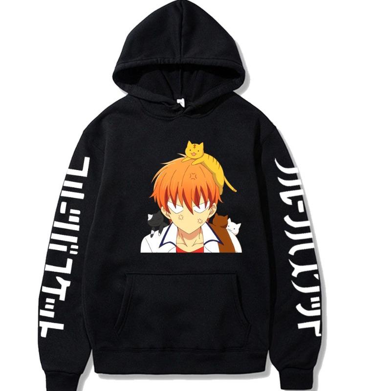 Sohma Kyo Fruits Basket Men Hoodies Men Women Hooded Sweatshirts Fashion Pullovers Autumn Boys Girls Streetwear Hoodie