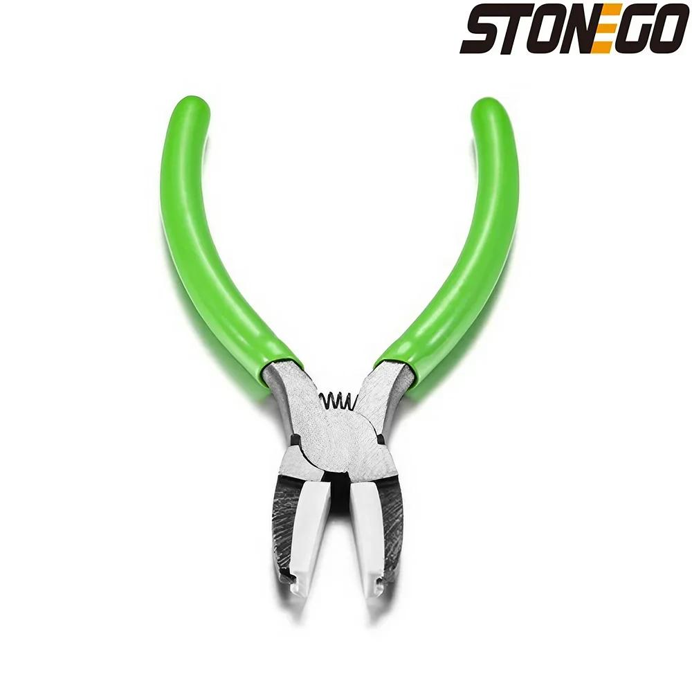 High Carbon Steel Plastic Head Pliers DIY Jewelry Bead Crimping Tools Handmade Crimping Pliers for Craft Projects