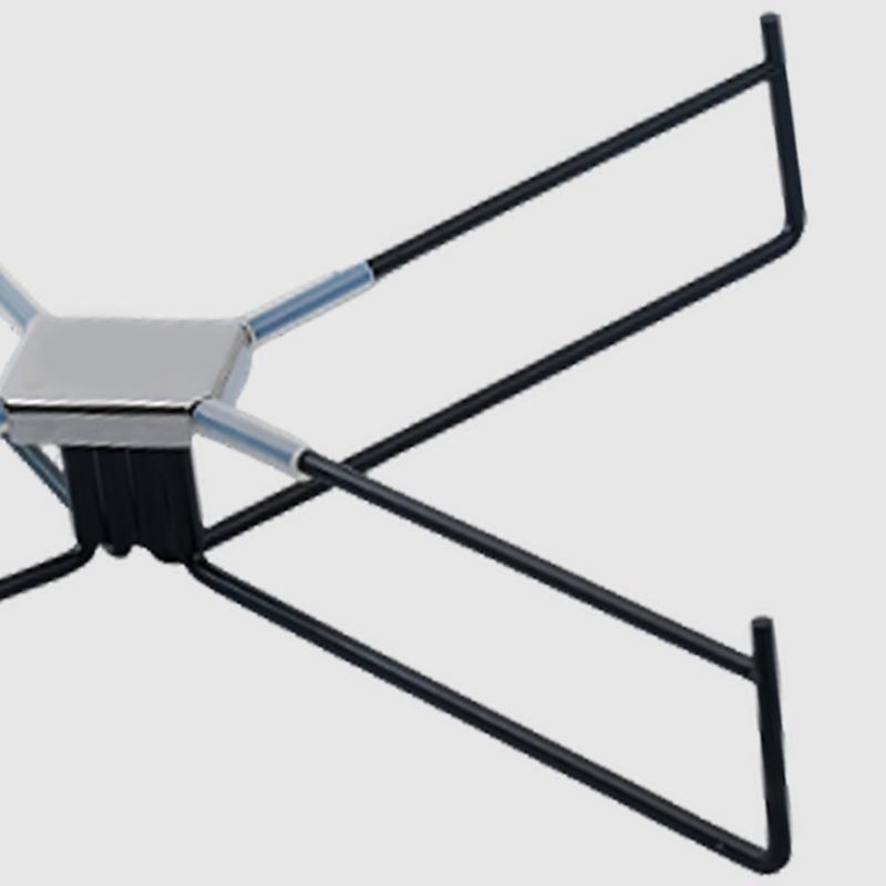 Folding Outdoor Camping Coolers Stand Metal Support Poles Ice Bucket Holder For Outdoor Camping Fishing Picnics Enduring