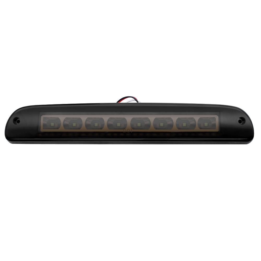 For Ford Ranger 93-11 Ford F-250 F-350 99-16 Super Duty Smoke Cargo 3RD Third Brake Lights LED Rear Cargo High Mount Stop Light