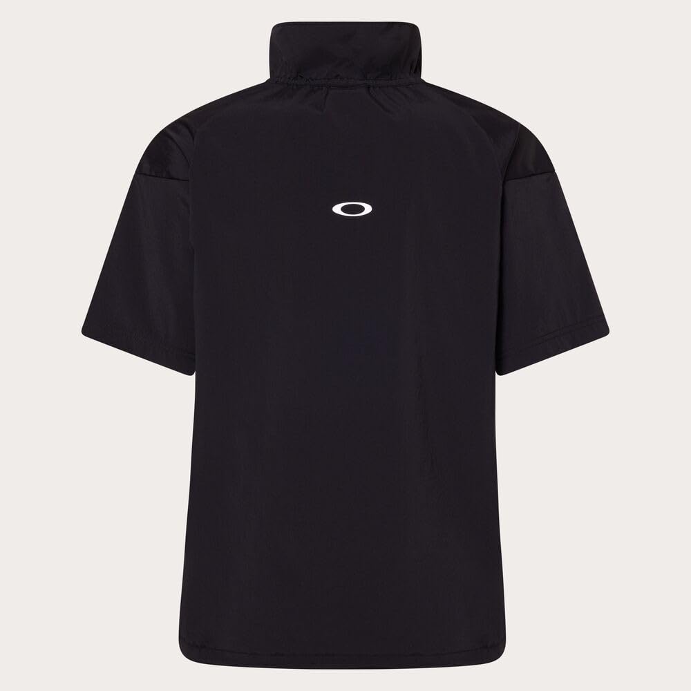 Jaqueta Pulôver de Manga Curta ELEVATE PULLOVER JACKET BLACKOUT Tamanho XS [Oakley] S/S Feminina (02E) (S japonês)