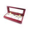 Les Trésors De Lily [H9737] - 'Wales' Wooden Watch Box for 5 Watches - 29x9x12 Cm