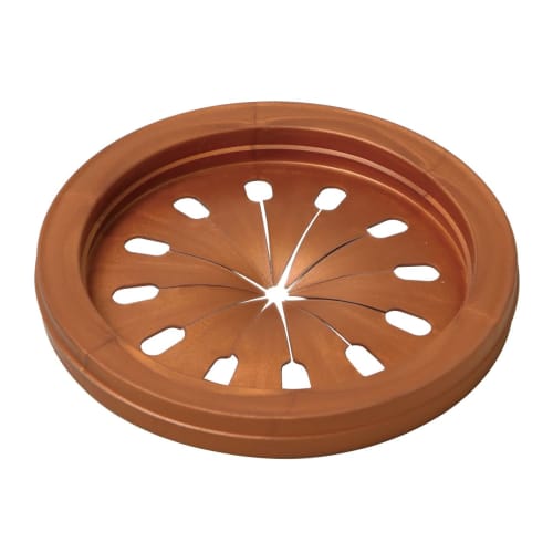 Belca Antibacterial Copper Ion Replacement Drain Cover for Sinks, Made In Japan, Copper Powder Filled, for 14.5cm Diameter Sinks (14.4cm Diameter X 1.
