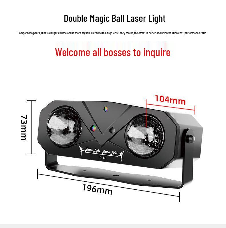 LED Laser Magic Ball: Stage & Atmosphere Light for Starry Sky & Water Wave Effects