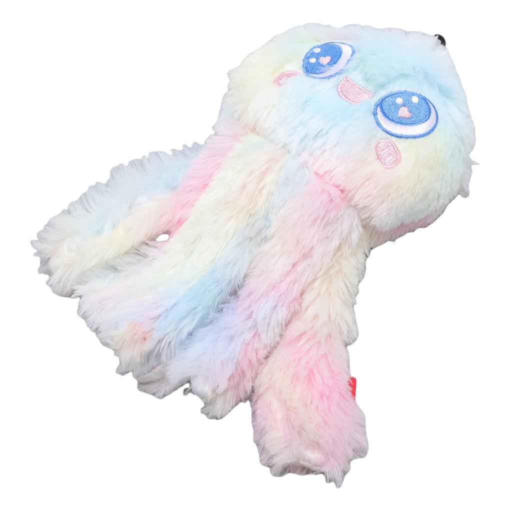 Plush Dog Squeaky Toy Shape Stress Relief Stuffed Dog Teething Chewing Toy For Medium Large Dog