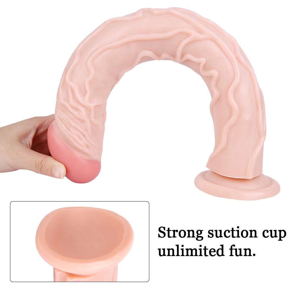 MoDi 32cm vkládací silikonový velký dildo realistický penis se silnou přísavkou Sexy hračky pro ženy