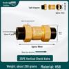 6/4 PPR Hot Melt Full Copper Check Valve, Horizontal/Vertical, 1-Inch Double Union, One-Way Tap Water Pipe Valve.