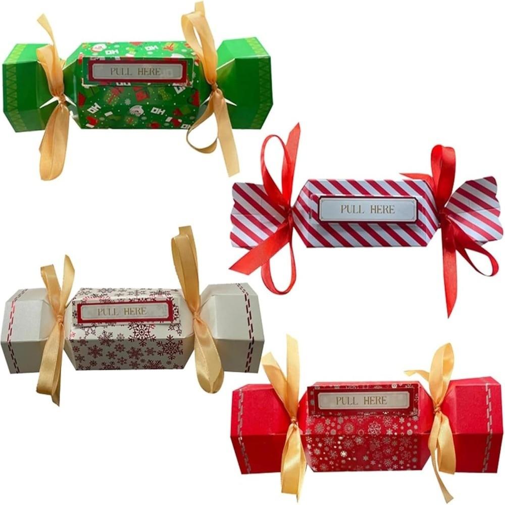 Paper Christmas Money Box Transparent Envelops Christmas Money Holders Cash Gift Pull  Kids Adults