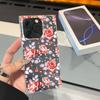Clear Square Back Tube Case Protection For iPhone 12 13 14 Pro Max 15 Plus 11 16 ProMax Anti-Oxygen,Loving Roses Pattern Casing