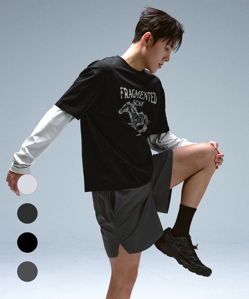 DRAW FIT [Hans X Drawfit] Active Running 7-Inch Half Shorts [4 Colors]