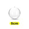 Christmas Hollow Ball Pendent Ornament White Transparent Plastic Hanging Balls New Year Festival Wedding Party Home Decoration