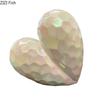 Gold Plated Heart Shape Ceramic Statue Crafts Ornaments Desk Decoration Golden Heart Minimalist Sculpture Modern Home Decor