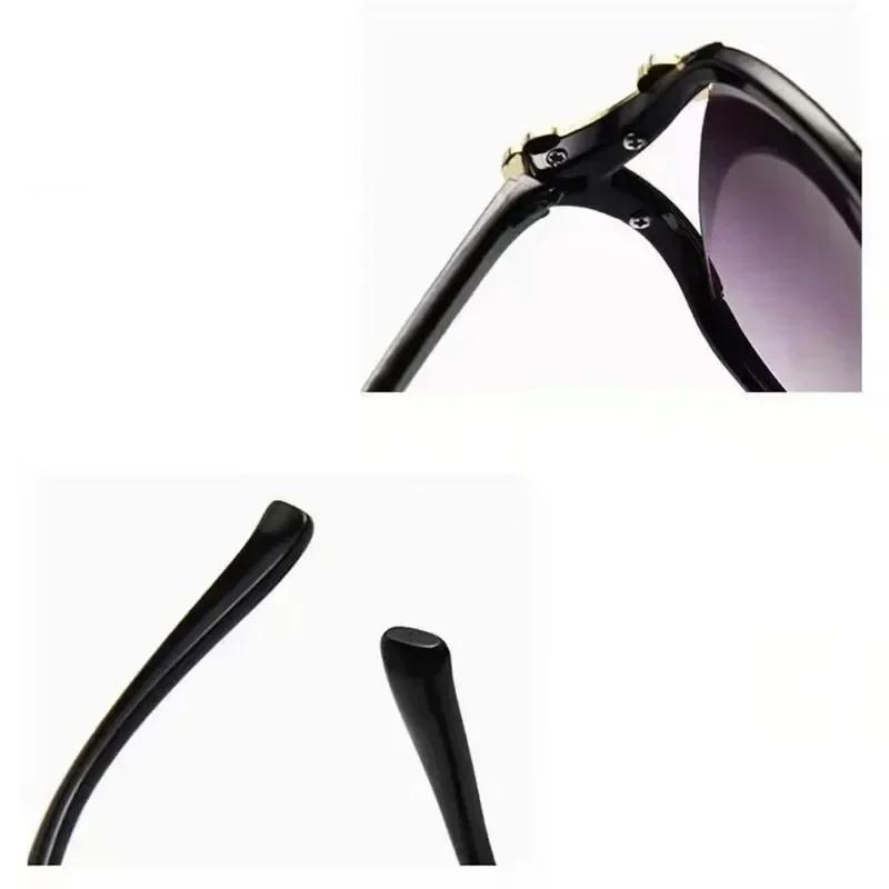 New Large Frame Circular Shape Sunglasses Women's Brand Designer Fashion Sun Glasses Women Driving Eyewear UV400 Oculos De Sol