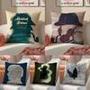S-Sherlock H-Holmes Kissenbezug Komfort Sofa Bett Seidig elegant Verdeckter Reißverschluss Dekorative Kissenhülle