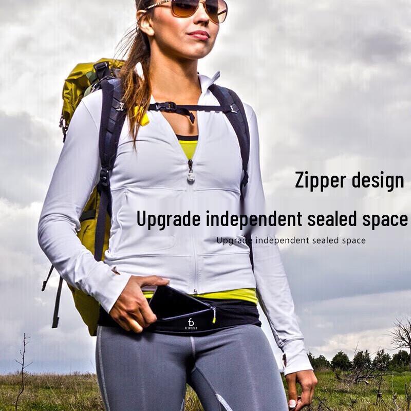 Fbit Zippered Sports Running Waist Bag