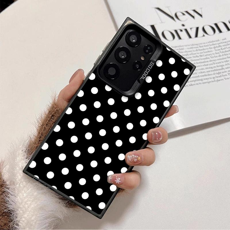 Polka Dots Art Fashion Desgin Shockproof Phone Case for Samsung Galaxy S26 Edge S25 Ultra S24 FE S23 Plus S21 Cover Anti Fall Fu