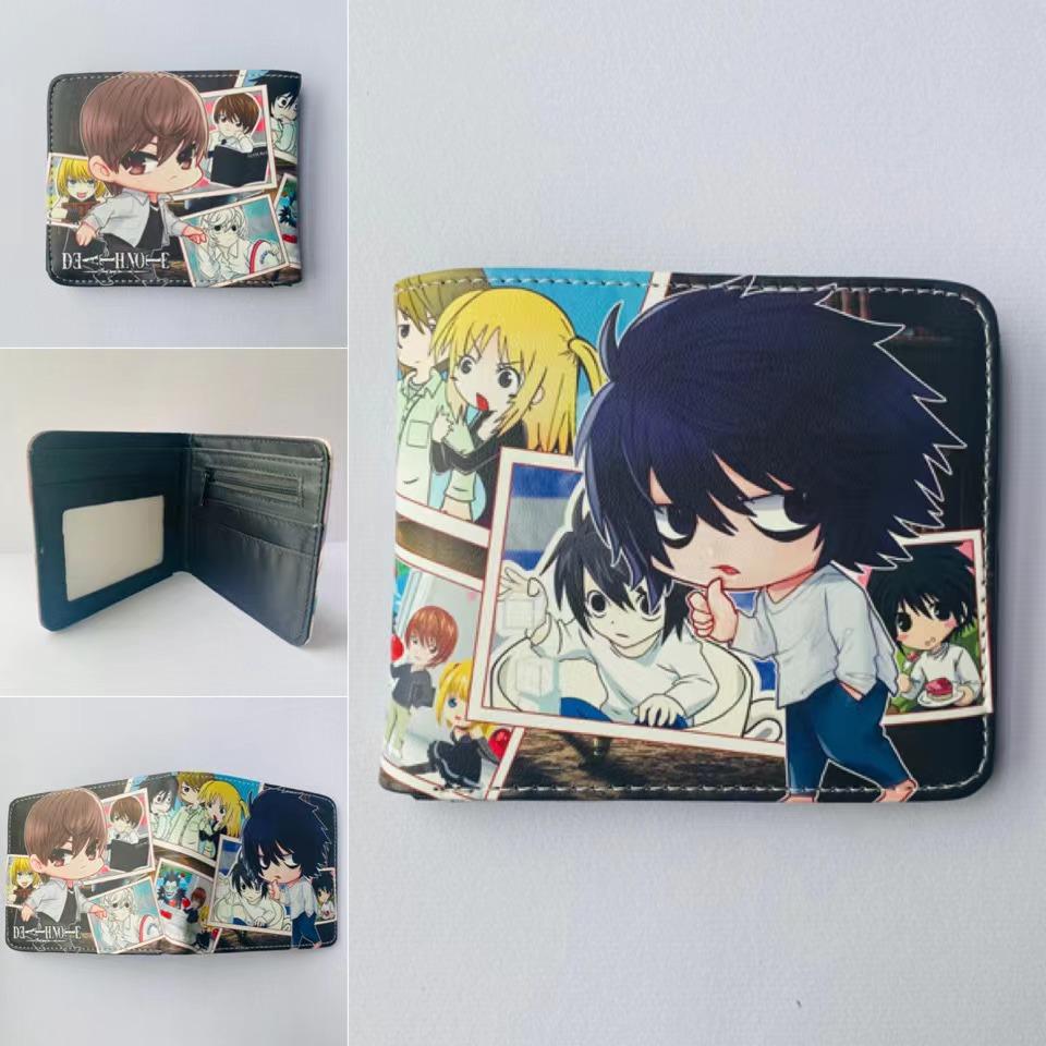 

Аніме DEATH NOTE L Coin PU шкіряний гаманець Cool