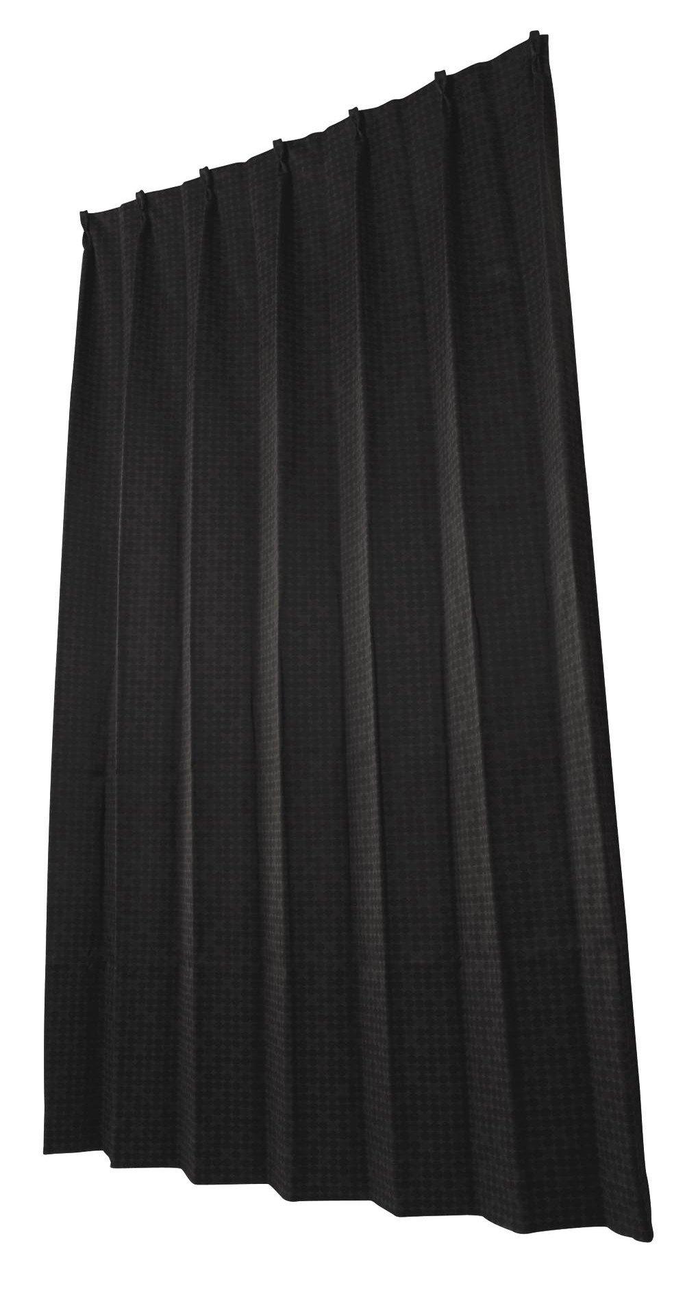 

Univer Luisa Blackout 100cm Wide x 200cm Set of 2 Drapes, Black, Long, чёрный