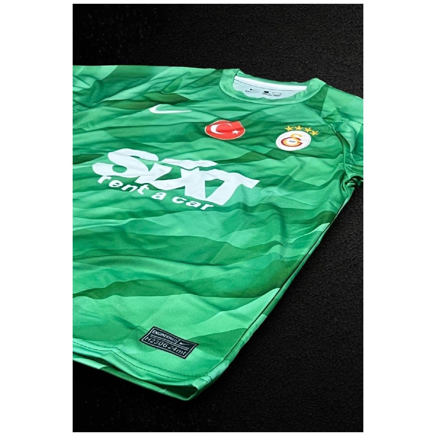 

Yellow Red-glatsar y Muslera Goalkeeper Football Jersey-green S чистый
