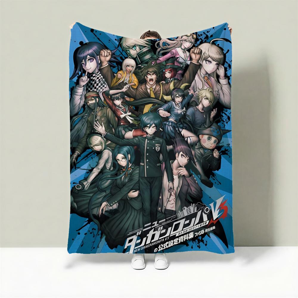 

Game D-Danganronpa Throw Lightweight 240g Flannel Blanket Soft Skin-friendly for Summer Cooling 75cmx90cm