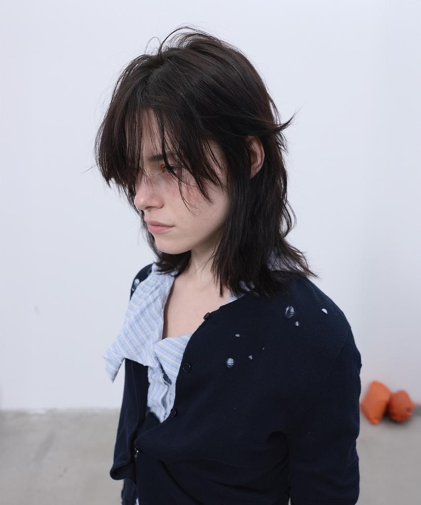 Lcdc™ Distressed Cardigan (Navy)