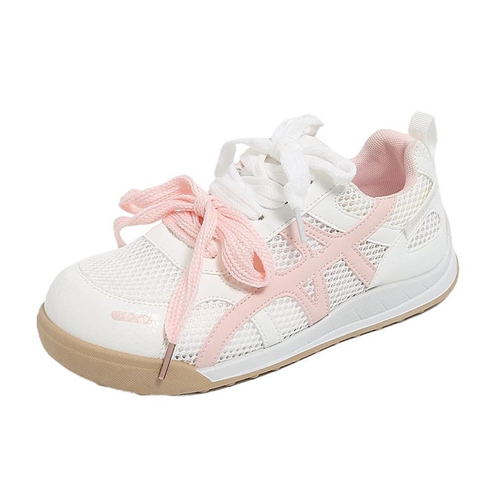 2025 Women's Shoes Casual Platform Shoes Women's Round Toe Lace-Up Tennis Women Vulcanized Sneakers