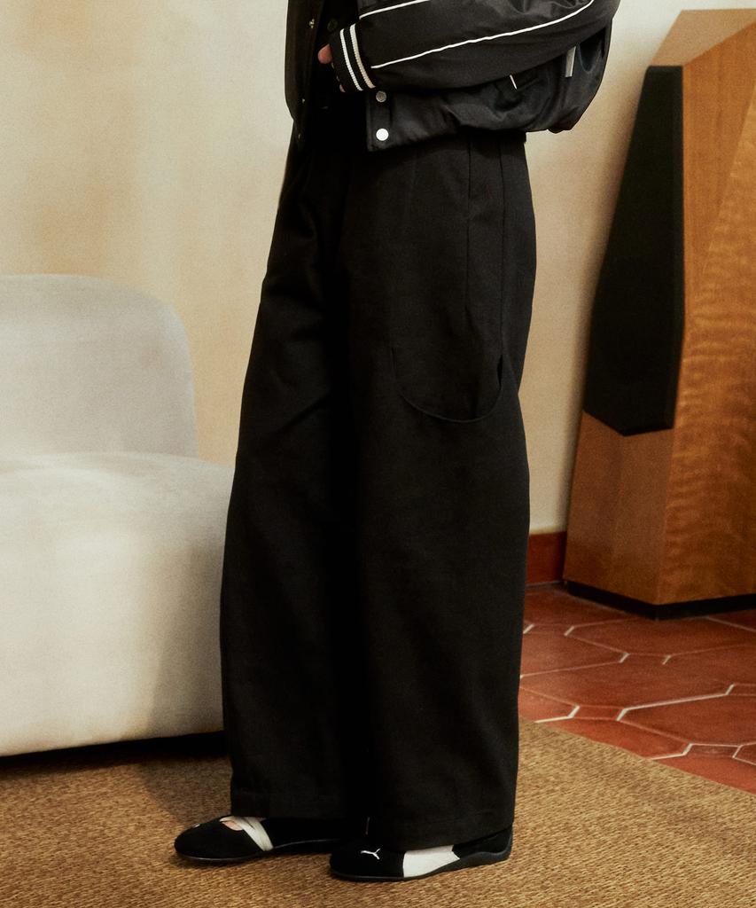 DTHIRTYONE Wide Pocket Balloon Pants (Black)