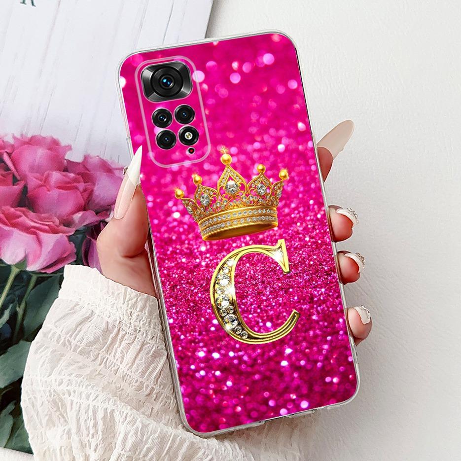 For Xiaomi Redmi Note 11 4G Case Note 11S Cute Letters Cover Soft Silicone Case For Xiaomi Redmi Note 11 Pro Plus Note11 S Shell