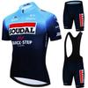 Heren Wielerkleding Set Quick Step Kleding 2026 Fietsen Kleding Zomer Fiets Jersey Fietsjas Man Lente Korte Broek Koersbroek