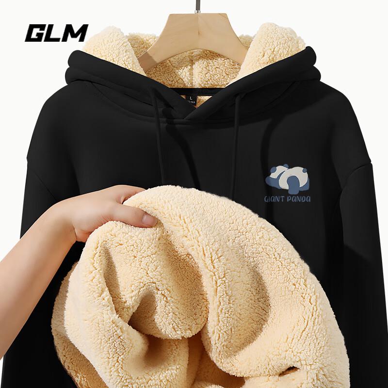 

GLM Men s Winter Sherpa Lined Cartoon Print Hoodie 3XL