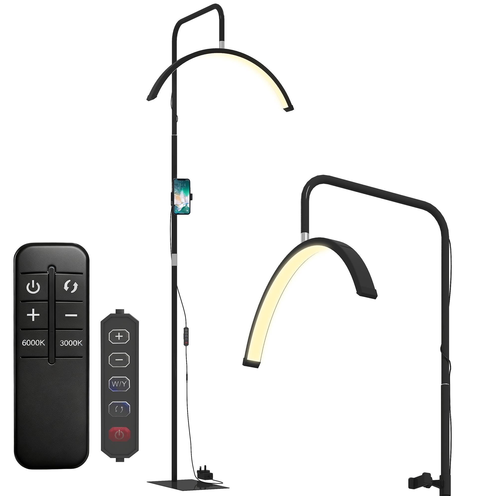 LED Half-Moon Lash Lamp with Phone