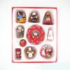 Christmas Xmas Tree Decoration Traditional Wooden Hanging Ornament Set Toy