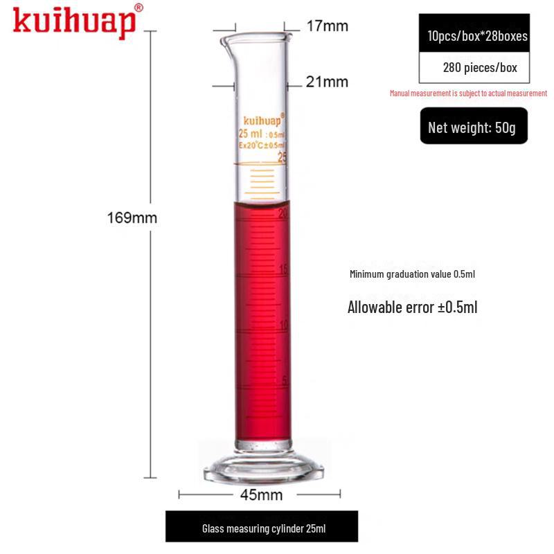 Glass and Plastic Graduated Cylinders (10ml-1000ml)