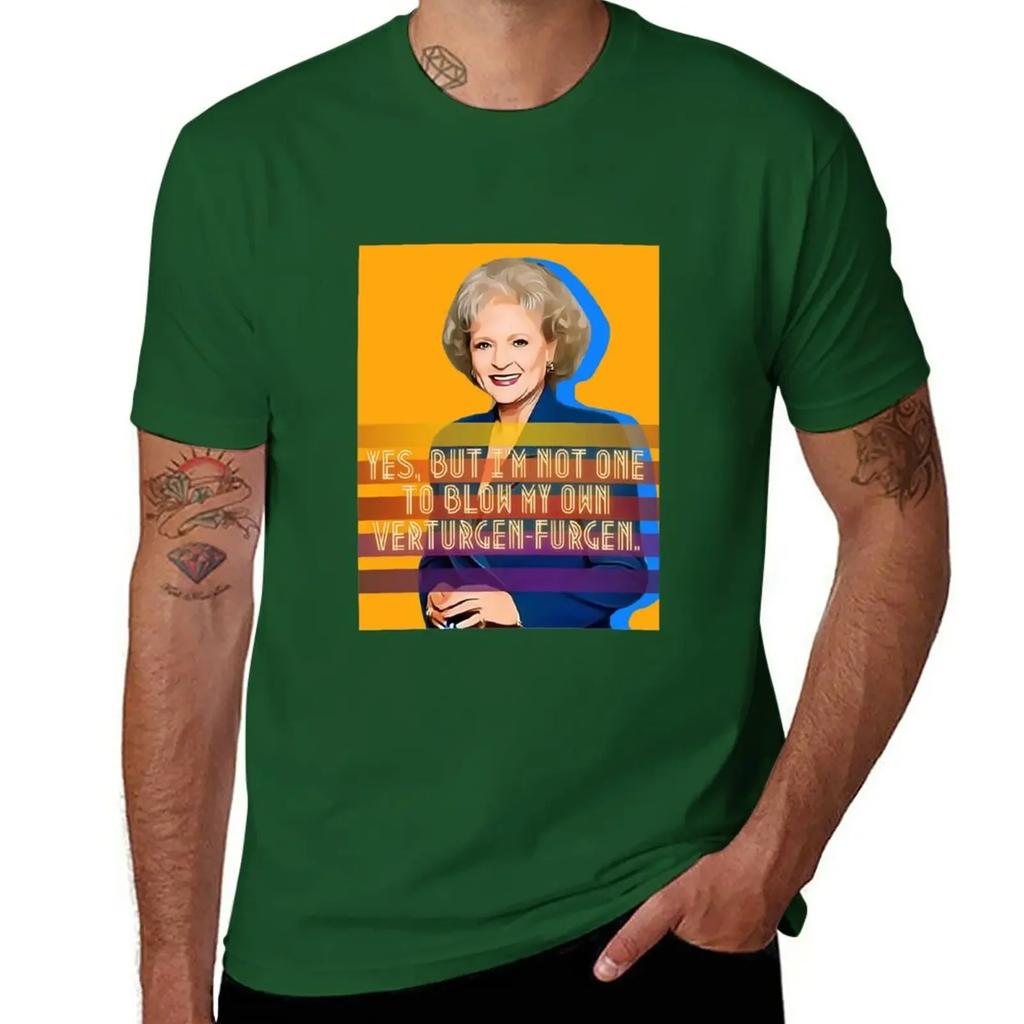 Rose Nylund T-Shirt animal prinfor boys blanks funnys t shirt for men