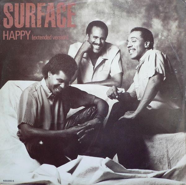 

12inch Record SURFACE Happy Extended Version 6503936 CBS 1987 UK SoulFunk Used