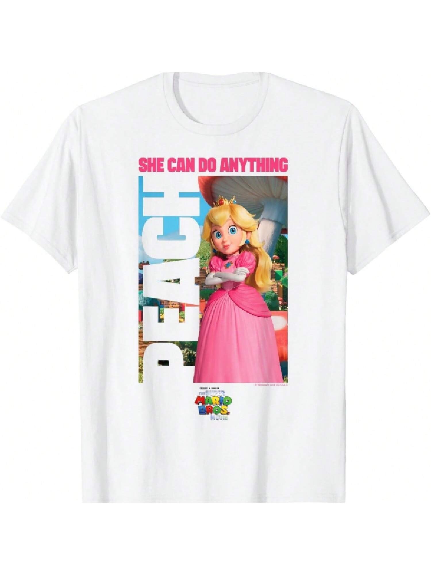 Peach She Can Do Anything Poster T-Shirt S разноцветный