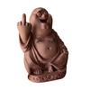Statua del Buddha con Dito Medio Sorriso Divertente Peter Statuetta di Buddha in Resina Ornamento da Tavolo Buddha Regalo Scherzoso per Amici Famiglia