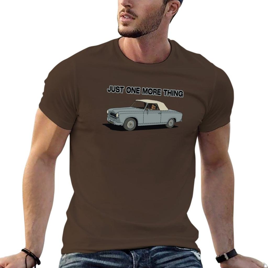 New Columbo driving - Just one more thing T-Shirt plus size t shirts vintage t shirt mens funny t shirts