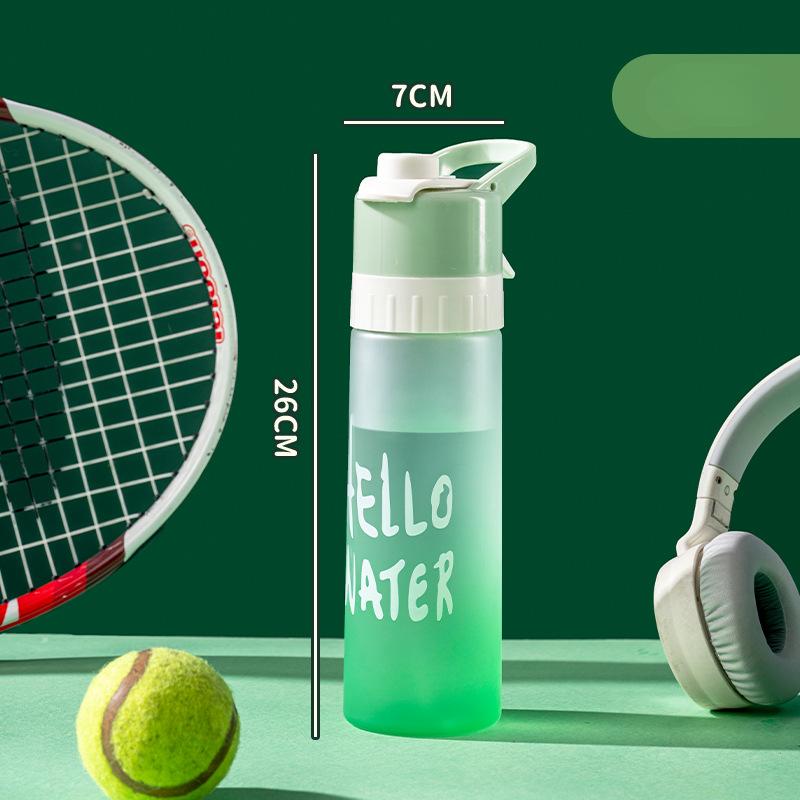 Spray Water Cup Large Capacity Men's and Women's Sports Food Grade Student Cooling Portable Kettle Jet Spray Cup