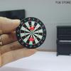 2Set Dollhouse Magnetic 2 Darts Sports Set Mini Darts Sports Set Model Home Miniature Outdoor Scene Accessories